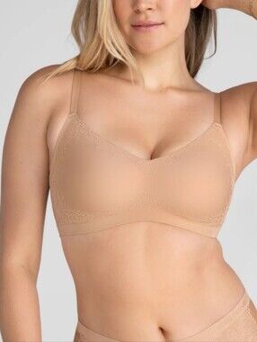 Honeylove Silhouette Roses Bra Sz.XL 38DD